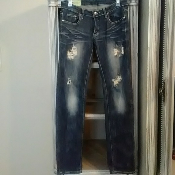 Machine Denim - Machine Distressed Jeans